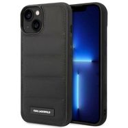 Karl Lagerfeld Puffy Elongated Logo iPhone 14 Case - Black, Karl Lagerfeld