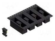 Connector: pin strips; pin header; male; PIN: 4; 3A; 250V; SMT; 1x4 FISCHER ELEKTRONIK