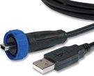 CABLE, USB A PLUG TO USB MINI B PLUG, 2M