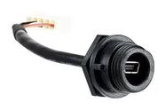 CABLE ASSY, USB RCPT-5 PIN CONN, 120.3MM