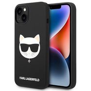 Karl Lagerfeld KLHMP14MSLCHBK iPhone 14 Plus 6.7 &quot;hardcase black / black Silicone Choupette Head Magsafe, Karl Lagerfeld