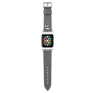 Karl Lagerfeld KLAWMOKHG Apple Watch Strap 38/40 / 41mm silver / silver strap Saffiano Karl Heads, Karl Lagerfeld