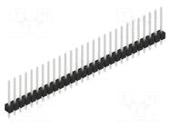 Connector: pin strips; pin header; male; PIN: 28; THT; 3A; 250V; 1x28 FISCHER ELEKTRONIK