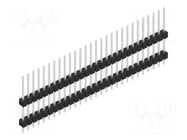 Connector: pin strips; pin header; male; PIN: 28; THT; 3A; 250V; 1x28 FISCHER ELEKTRONIK