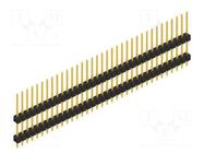 Connector: pin strips; pin header; male; PIN: 35; THT; 3A; 250V; 1x35 FISCHER ELEKTRONIK