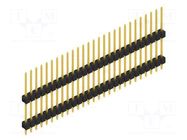 Connector: pin strips; pin header; male; PIN: 27; THT; 3A; 250V; 1x27 FISCHER ELEKTRONIK