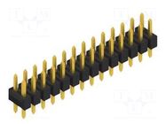 Connector: pin strips; pin header; male; PIN: 28; SL 22; 3A; 250V FISCHER ELEKTRONIK