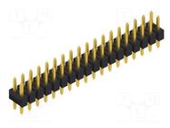 Connector: pin strips; pin header; male; PIN: 36; SL 22; 3A; 250V FISCHER ELEKTRONIK