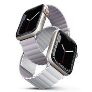 Uniq Revix strap for Apple Watch 1/2/3/4/5/6/7/8/SE/SE2 38/40/41mm - lilac and white, UNIQ