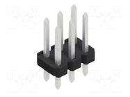 Connector: pin strips; pin header; male; PIN: 6; 3A; 250V; THT; 2x3 FISCHER ELEKTRONIK