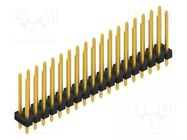 Connector: pin strips; pin header; male; PIN: 36; 3A; 250V; THT; 2x18 FISCHER ELEKTRONIK