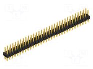 Connector: pin strips; pin header; male; PIN: 64; 3A; 250V; THT; 2x32 FISCHER ELEKTRONIK