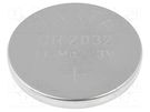 Battery: lithium; 3V; CR2032,coin; 230mAh; non-rechargeable VARTA MICROBATTERY