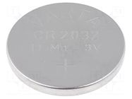 Battery: lithium; CR2032,coin; 3V; 230mAh; non-rechargeable VARTA MICROBATTERY