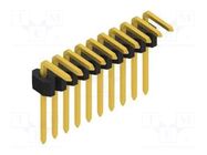 Connector: pin strips; pin header; male; PIN: 10; 1.5A; 125V; THT FISCHER ELEKTRONIK