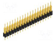 Connector: pin strips; pin header; male; PIN: 19; THT; 1.5A; 60V FISCHER ELEKTRONIK