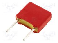 Capacitor: polyester; 3.3nF; 63VAC; 100VDC; 5mm; ±10%; MKT; THT WIMA