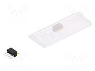 Connector: pin strips; pin header; male; PIN: 4; 3A; 250V; SMT; 1x4 FISCHER ELEKTRONIK