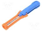 Tool: for  removal; terminals; 166051-1,166053-1; 24AWG÷20AWG TE Connectivity