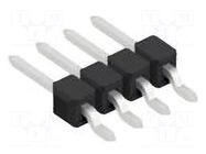 Connector: pin strips; pin header; male; PIN: 4; 3A; 250V; SMT; 1x4 FISCHER ELEKTRONIK