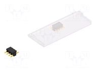 Connector: pin strips; pin header; male; PIN: 4; 3A; 250V; SMT; 1x4 FISCHER ELEKTRONIK