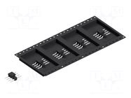 Connector: pin strips; pin header; male; PIN: 4; 3A; 250V; SMT; 1x4 FISCHER ELEKTRONIK