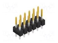 Connector: pin strips; pin header; male; PIN: 12; THT; 3A; 250V; SL 2 FISCHER ELEKTRONIK