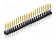 Connector: pin strips; pin header; male; PIN: 48; SL 2; 3A; 250V FISCHER ELEKTRONIK