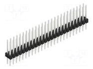 Connector: pin strips; pin header; male; PIN: 50; SL 2; 3A; 250V FISCHER ELEKTRONIK