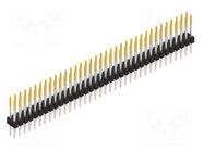 Connector: pin strips; pin header; male; PIN: 72; SL 2; 3A; 250V FISCHER ELEKTRONIK