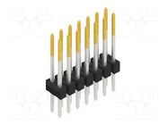 Connector: pin strips; pin header; male; PIN: 14; SL 2; 3A; 250V FISCHER ELEKTRONIK
