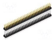 Connector: pin strips; pin header; male; PIN: 64; 3A; 250V; THT; 2x32 FISCHER ELEKTRONIK