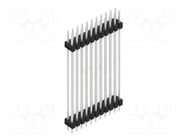 Connector: pin strips; pin header; male; PIN: 22; 3A; 250V; THT; 2x11 FISCHER ELEKTRONIK