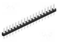 Connector: pin strips; pin header; male; PIN: 18; SL7; 3A; 250V; THT FISCHER ELEKTRONIK