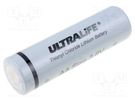 Battery: lithium; 3.6V; AA; 2000mAh; non-rechargeable ULTRALIFE