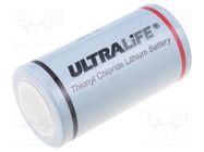 Battery: lithium; C; 3.6V; 6500mAh; Ø26.2x50mm ULTRALIFE