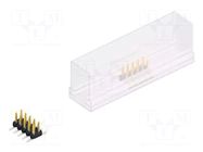 Connector: pin strips; pin header; male; PIN: 10; 3A; 100V; SMT; 2mm FISCHER ELEKTRONIK