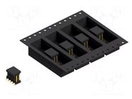 Connector: pin strips; pin header; male; PIN: 10; 3A; 100V; SMT; 2mm FISCHER ELEKTRONIK