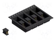 Connector: pin strips; pin header; male; PIN: 10; 3A; 100V; SMT; 2mm FISCHER ELEKTRONIK