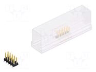 Connector: pin strips; pin header; male; PIN: 10; 3A; 100V; SMT; 2mm FISCHER ELEKTRONIK