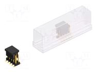 Connector: pin strips; pin header; male; PIN: 10; 3A; 100V; SMT; 2mm FISCHER ELEKTRONIK
