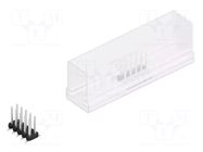 Connector: pin strips; pin header; male; PIN: 10; 3A; 100V; SMT; 2mm FISCHER ELEKTRONIK