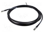Cable; 3m; Micro BNC male,both sides; shielded; black; straight 3M