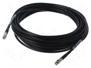 Cable; 11m; Micro BNC male,both sides; shielded; black; straight 3M