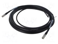 Cable; 5m; DIN plug,both sides; shielded; black; straight; 0÷40°C 3M