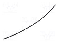 Heat shrink sleeve; 2: 1; 1.58mm; L: 30.48m; black ALPHA WIRE