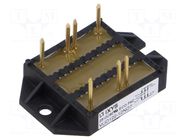 Bridge rectifier: three-phase; Urmax: 1.2kV; If: 125A; Ifsm: 1kA IXYS