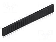 Connector: pin strips; socket; female; PIN: 25; THT; 3A; 125V; BL 1 FISCHER ELEKTRONIK