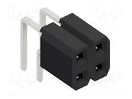 Connector: pin strips; socket; female; PIN: 4; BL LP 4; 3A; 125V FISCHER ELEKTRONIK
