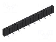Connector: pin strips; socket; female; PIN: 19; BL LP 5 SMD; 3A FISCHER ELEKTRONIK